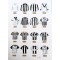 Notts County FC Retro Art Football Shirts T-Shirt